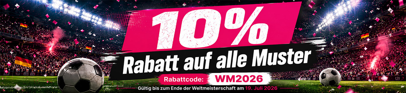 WM 2026 Rabattaktion mit 10 Prozent Rabatt auf alle Muster bei Emons Fliesen und Naturstein