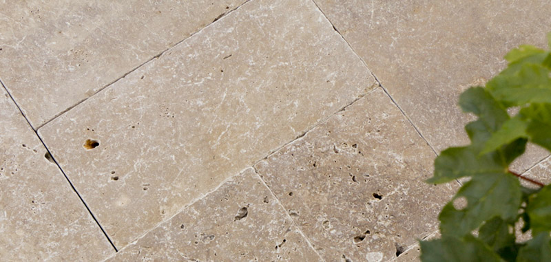 Travertin Terrassenplatten