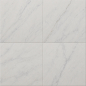 Preview: Quadratisch verlegte Bianco Carrara Marmorfliesen mit polierter Oberfläche
