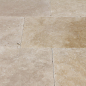 Preview: Terrassenplatten Travertin Medium SELECT, getrommelt, nicht gespachtelt