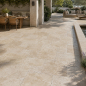 Preview: Terrassenplatten Travertin Medium SELECT, getrommelt, nicht gespachtelt