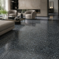 Preview: Blue Pearl Granitfliesen im eleganten modernen Wohnraum