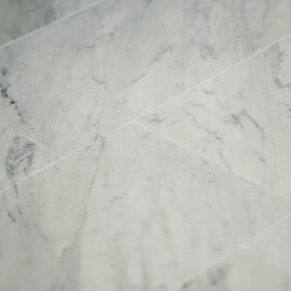 Preview: Marmorfliese Bianco Carrara poliert