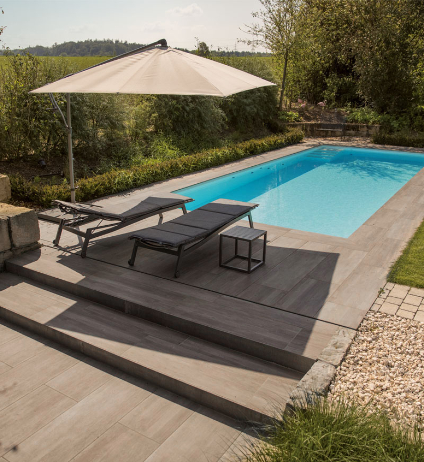 Preview: EMPEROR COUNTRY WALNUT Feinsteinzeug Keramik Terrassenplatten