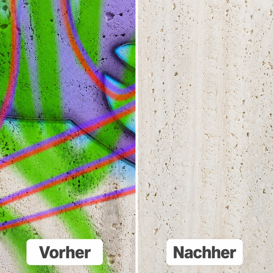 Fila NOPAINT STAR 1 Liter Reinigungsgel für Wände Vorher Nachher
