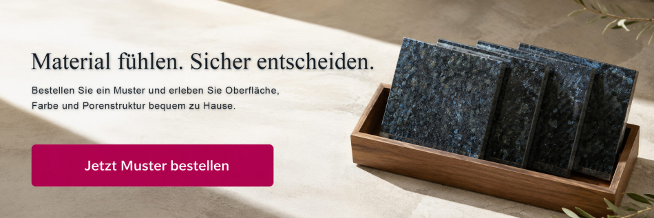 Blue Pearl Granitfliesen vorab als Muster bestellen