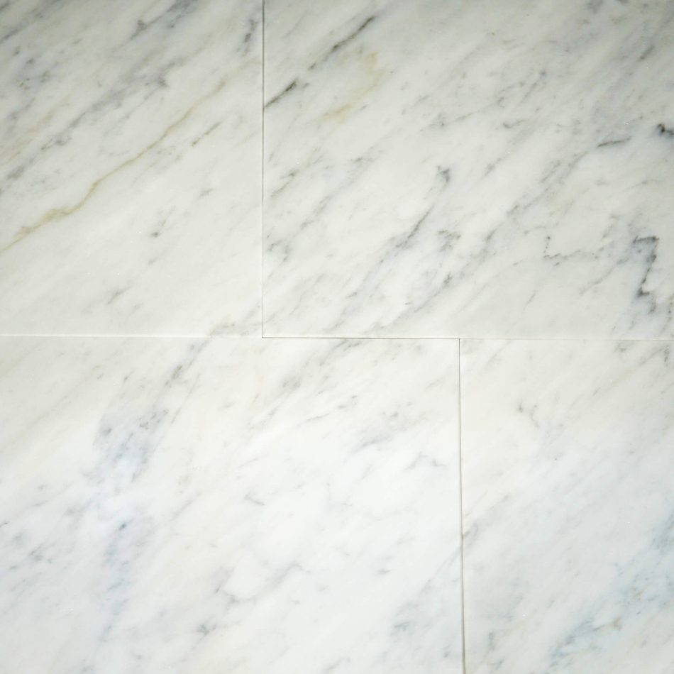 Marmorfliese Bianco Carrara poliert